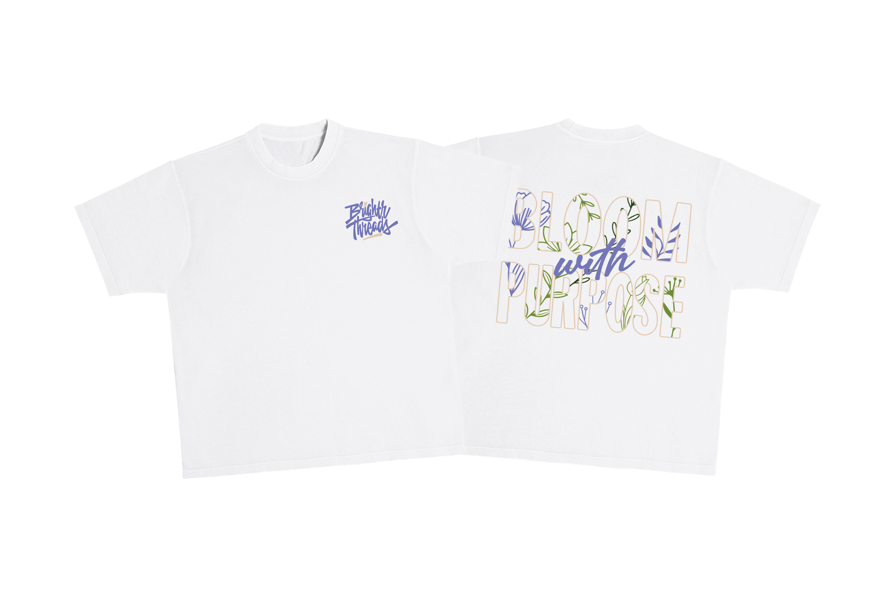 Blooming Purpose (Boxy Fit)